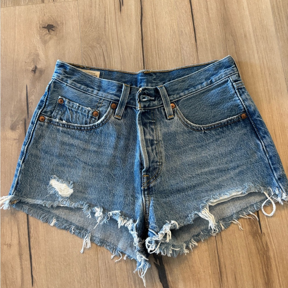 Denim Distressed Women's Shorts